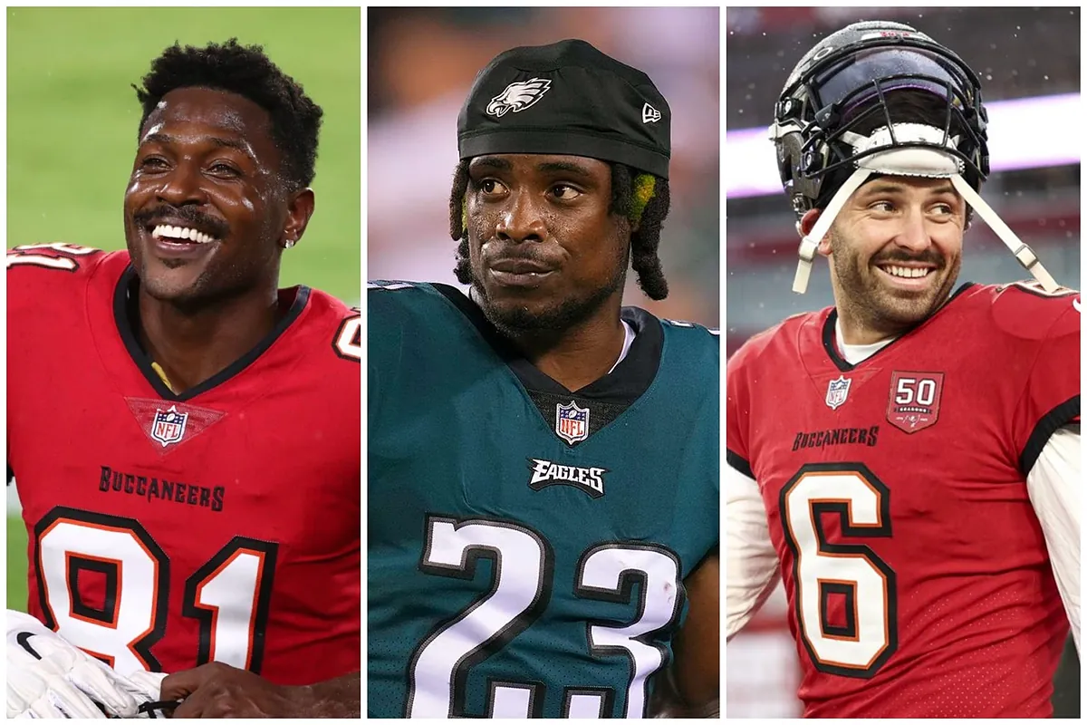 Antonio Brown calls C.J. Gardner-Johnson ‘Baker Mayfield’s b**ch’ and sparks controversy online